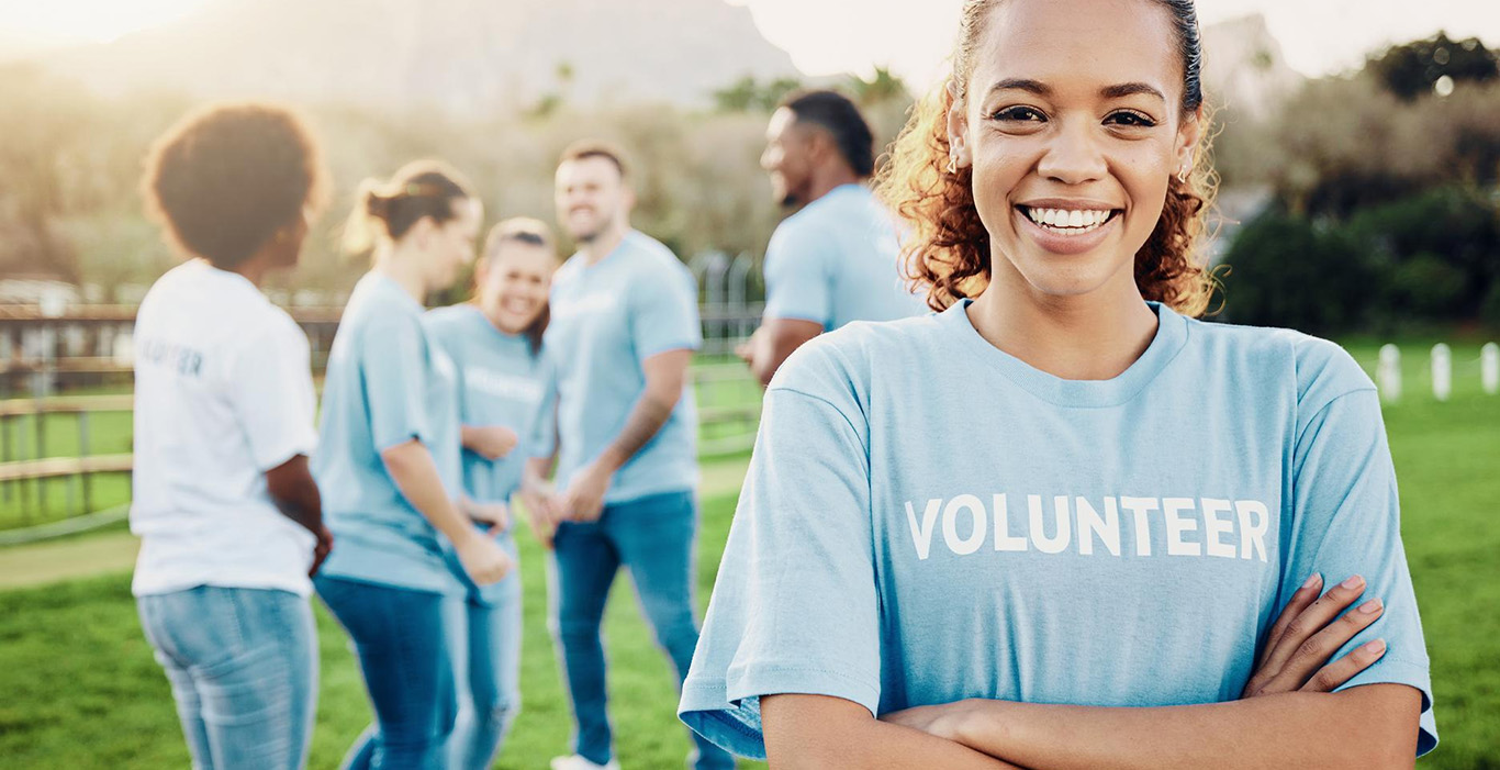 Volunteer Hero Background